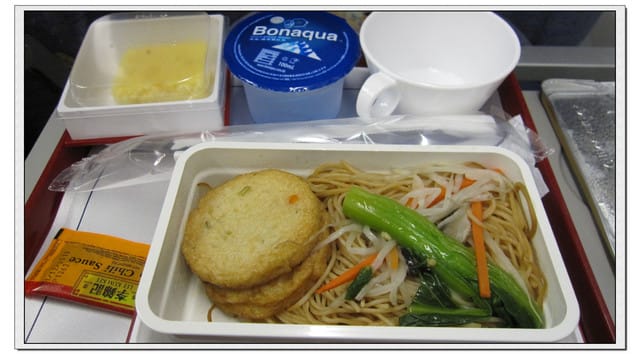 香港 -再會吧!香港機場食物、華航飛機餐-Day4(6)