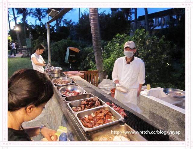 【美食】我的浪漫情人節大餐!墾丁凱薩大飯店庭園BBQ。