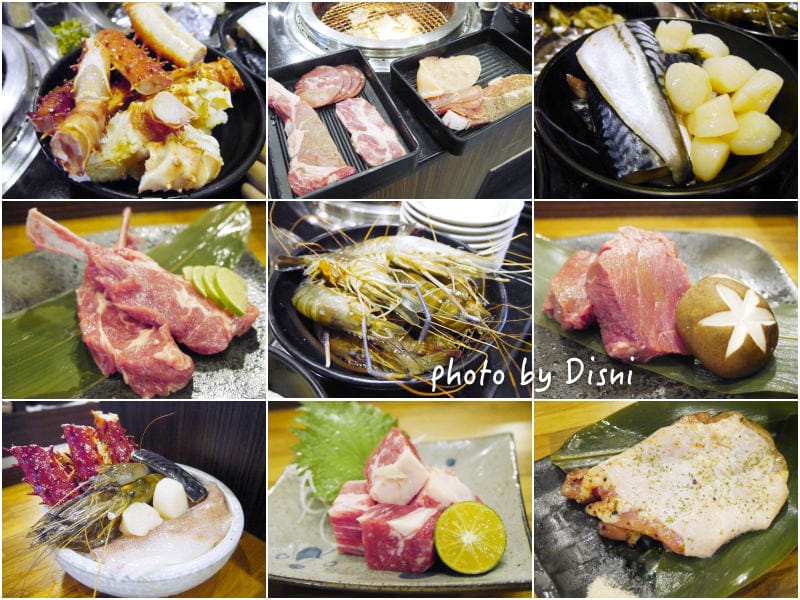 【台北內湖美食】帝一頂級燒烤吃到飽專人桌邊服務高品質燒烤, 帝王蟹海鮮/黑毛牛/伊比利豬/各式肉品完整菜單價位 - 第5張圖 1-4--