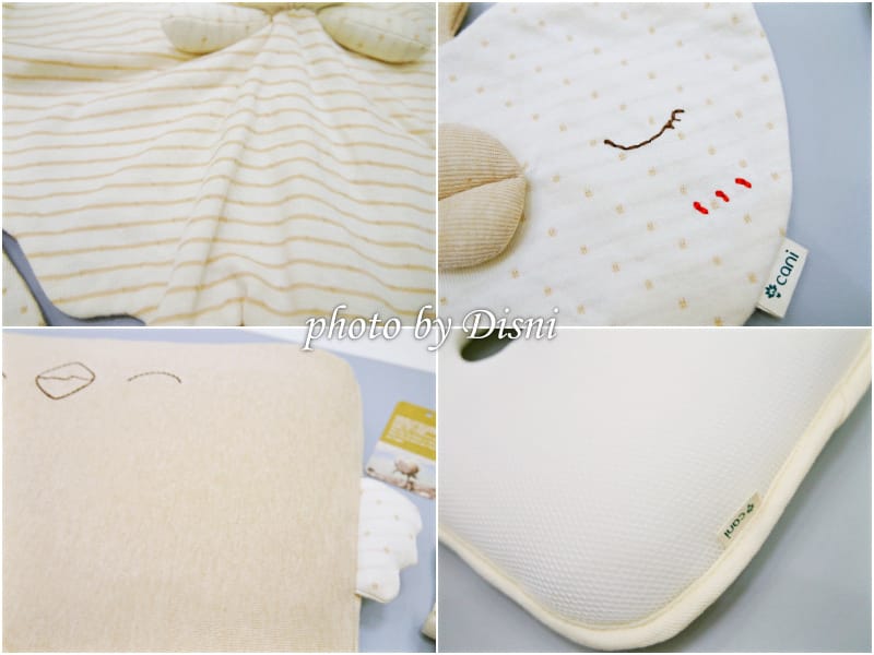 【寶寶用品】cani生活有機棉 可愛小雞口水巾圍兜&安撫巾,大推顧頭型必備枕頭2.0 airwave護頭枕 - 第8張圖 1-6--