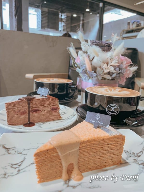 【台中美食】Cuppa VV Cafe輕食早午餐下午茶熱門選擇,排隊千層好吃推薦IG打卡/網美店 - 第12張圖 1-4-1