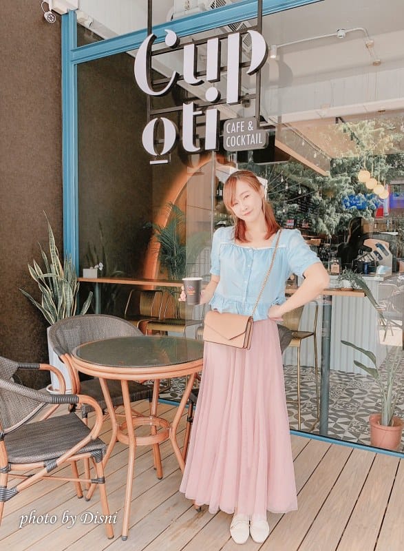 【台中南屯美食】Cupoti Cafe咖波堤美麗藍色系早午餐咖啡廳,質感裝潢 平價飲品IG打卡/菜單 - 第2張圖 1-1