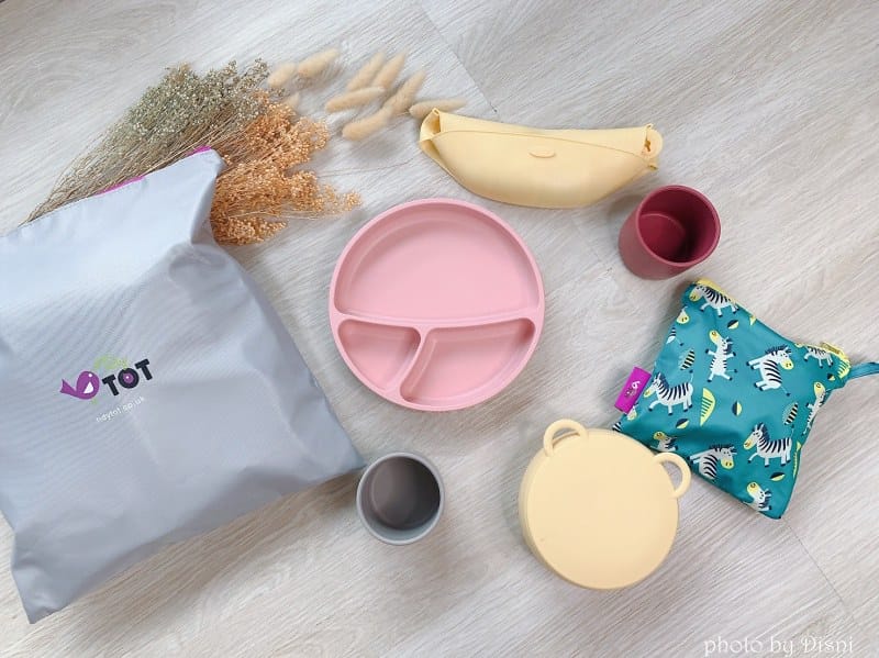 【寶寶用品】吃飯必備防髒神器英國Tidy TOT防髒圍兜托盤&土耳其Minikoioi嬰兒餐具 - 第3張圖 batch_1-2