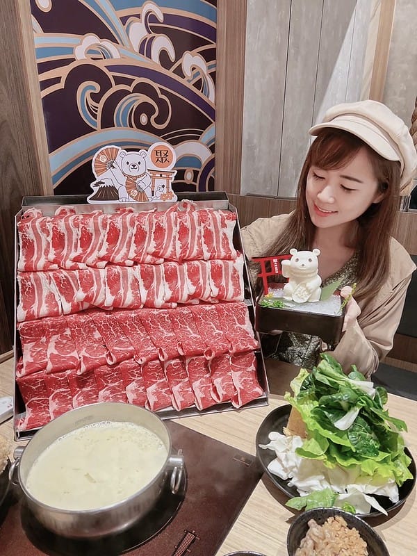 【台中西區美食】聚北海道鍋物公益路美食自助吧吃到飽,可愛熊熊、驚人肉瀑布火鍋IG打卡/菜單 - 第21張圖 S__41353258
