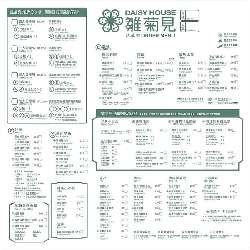 【台中南屯美食】雛菊見DAISY HOUSE森林系網美餐廳,草莓系浮誇甜點必吃IG打卡/菜單 - 第9張圖 1-2 S__46751884