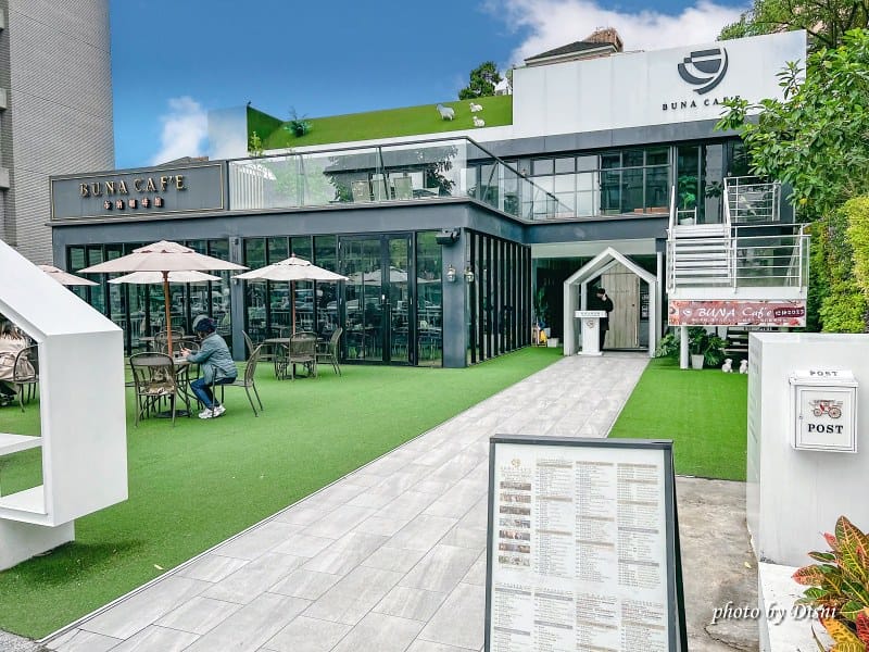 【台北內湖美食】BUNA CAF’E 布納咖啡館內湖不限時網美早午餐,戶外座位大片草地IG打卡/菜單 - 第3張圖 1-1_batch