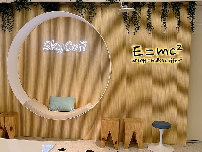 【台北美食】Sky Cofi 咖啡館超平價高空景觀咖啡聽,隱藏版商務共享IG打卡/菜單 - 第4張圖 1-1 F_IMG_4670