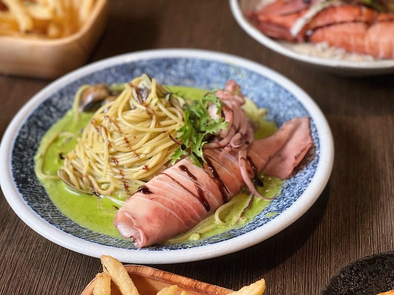 【台中北區美食】高沐手作料理餐廳 一中商圈台水市集美食,巷弄老宅平價排隊義大利麵IG打卡/菜單 - 第14張圖 1-4 F_IMG_4966