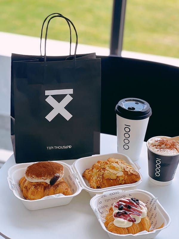 【台中北屯美食】Ten Thousand Coffee台中城市慨念店世界七大好喝咖啡之一,超好吃的可頌IG打卡/菜單 - 第12張圖 1-5 F_IMG_1602