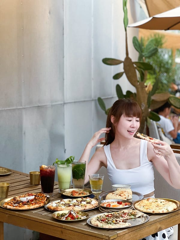【台中西區美食】Pizza Hamsa來自耶路撒冷的異國pizza,吐司利亞新品牌 勤美草悟廣場IG打卡/菜單 - 第19張圖 1-7 F_IMG_1277