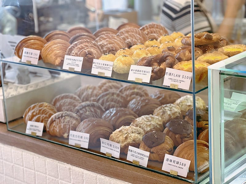 【台中西區美食】A croissant韓系文青好吃可頌 三角可頌,勤美商圈下午茶甜點IG打卡/菜單 - 第6張圖 1-3 1-2 F_IMG_2458