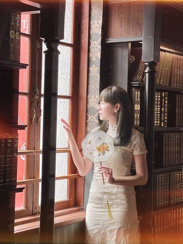 【南投景點】南投稅務出張所/福瑞堂云深茶館超便宜旗袍體驗,復古風場景 - 第4張圖 1-2 F_IMG_6312