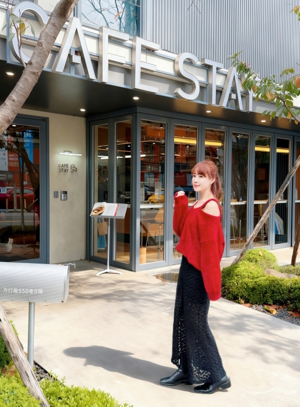 【桃園美食】CAFE STAY║質感玻璃咖啡廳，熱壓可頌/咖啡 推薦❤